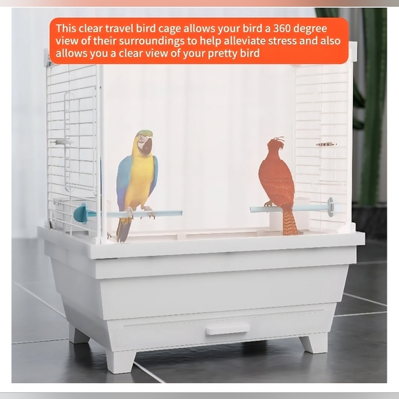 White Small Animal Cage for Pets - Picture 6 of 6